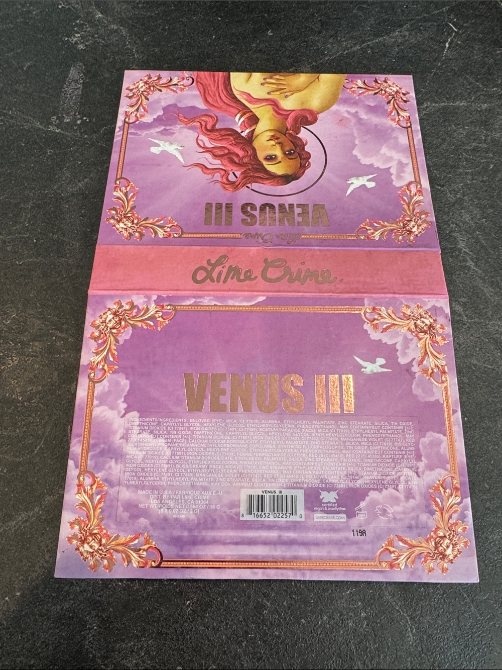 VENUS III Eyeshadow Palette by VENUS — Purple Pink & Rose Gold Mix - Picture 9 of 9